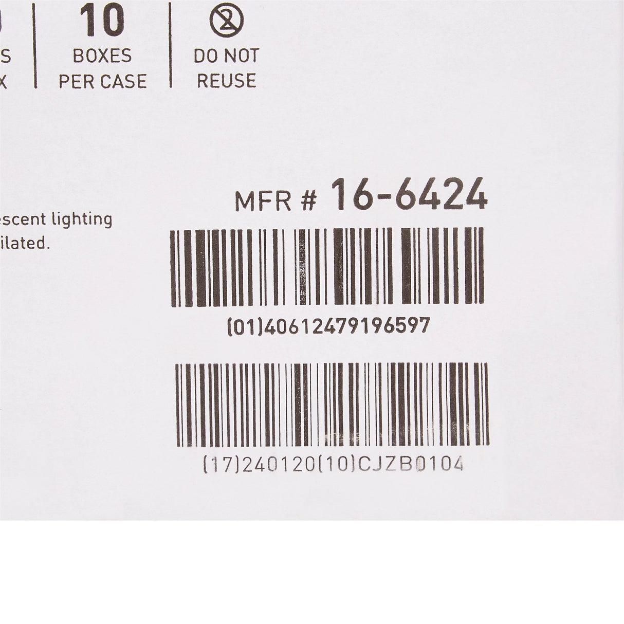 Sterilization Pouch McKesson Ethylene Oxide (EO) Gas / Steam 5-1/4 X 10 Inch Transparent Blue / White Self Seal Paper / Film - BeHope