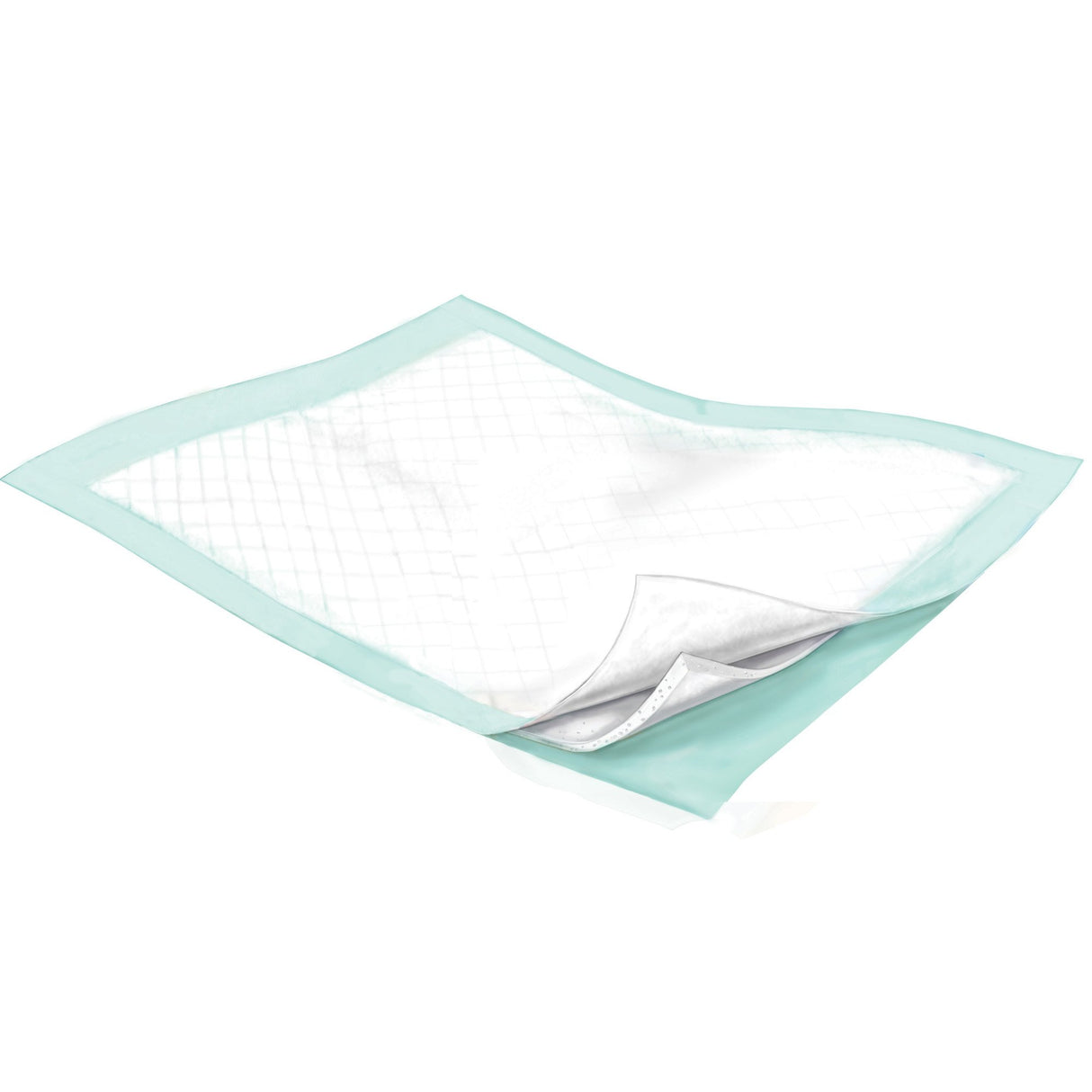 Disposable Underpad Wings Plus 36 X 36 Inch Fluff / Polymer Heavy Absorbency - BeHope