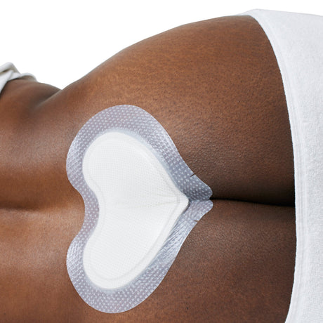Silicone Foam Dressing Biatain Silicone Fit 6 x 7-3/4 Inch With Border Film Backing Silicone Adhesive Sacral Sterile - BeHope