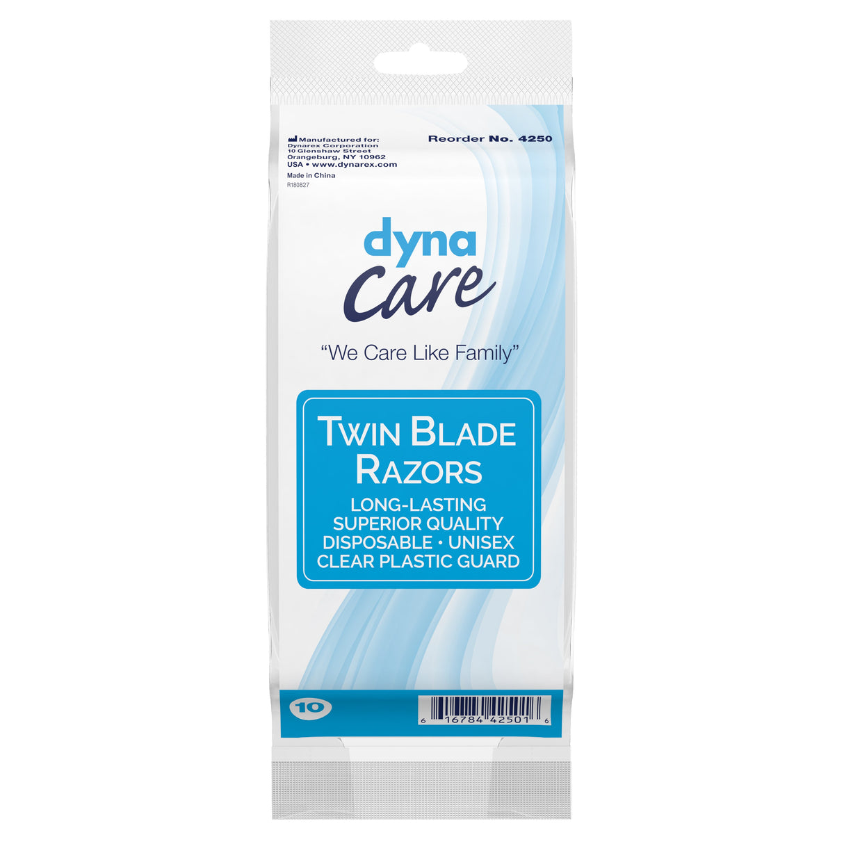 Personal Razor dyna Care Single Edge Twin Blade NonSterile Disposable - BeHope