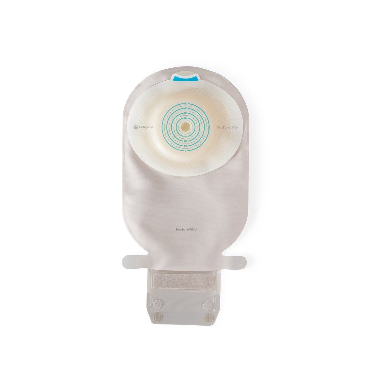 Ostomy Pouch SenSura® Mio Convex One-Piece System 11 Inch Length, Maxi Deep Convex, Trim to Fit 3/8 to 1-11/16 Inch Stoma Drainable - BeHope