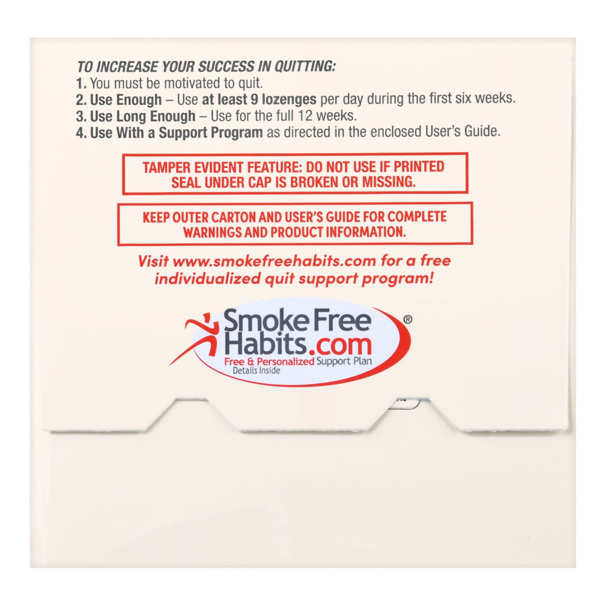 Stop Smoking Aid Foster & Thrive™ 2 mg Strength Lozenge - BeHope
