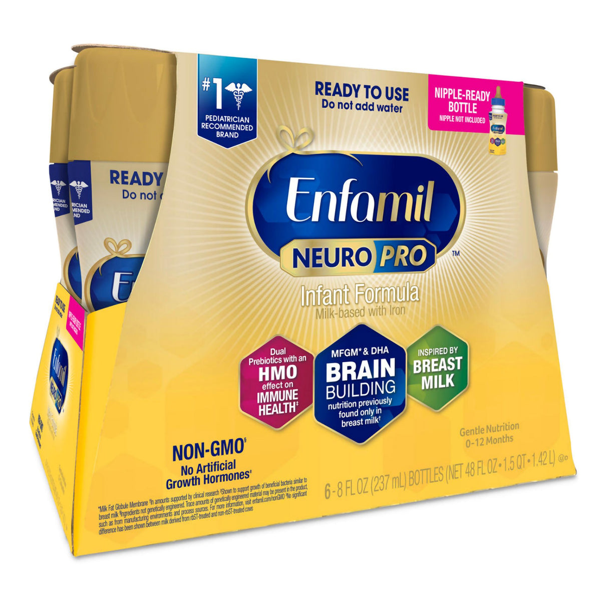 Infant Formula Enfamil NeuroPro™ Unflavored 8 oz. Bottle Liquid Iron - BeHope
