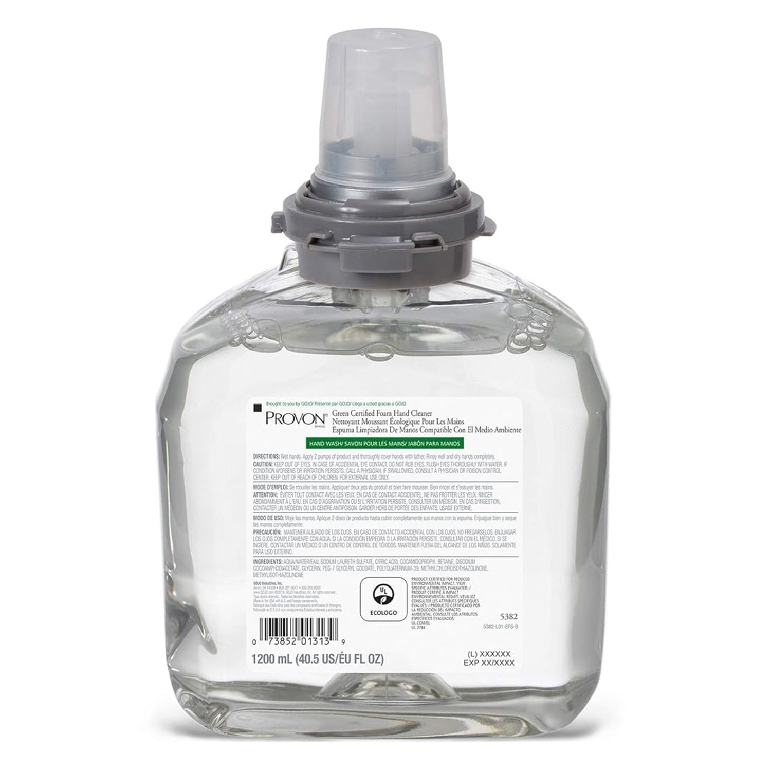 Soap PROVON® Foaming 1,200 mL Dispenser Refill Bottle Unscented - BeHope