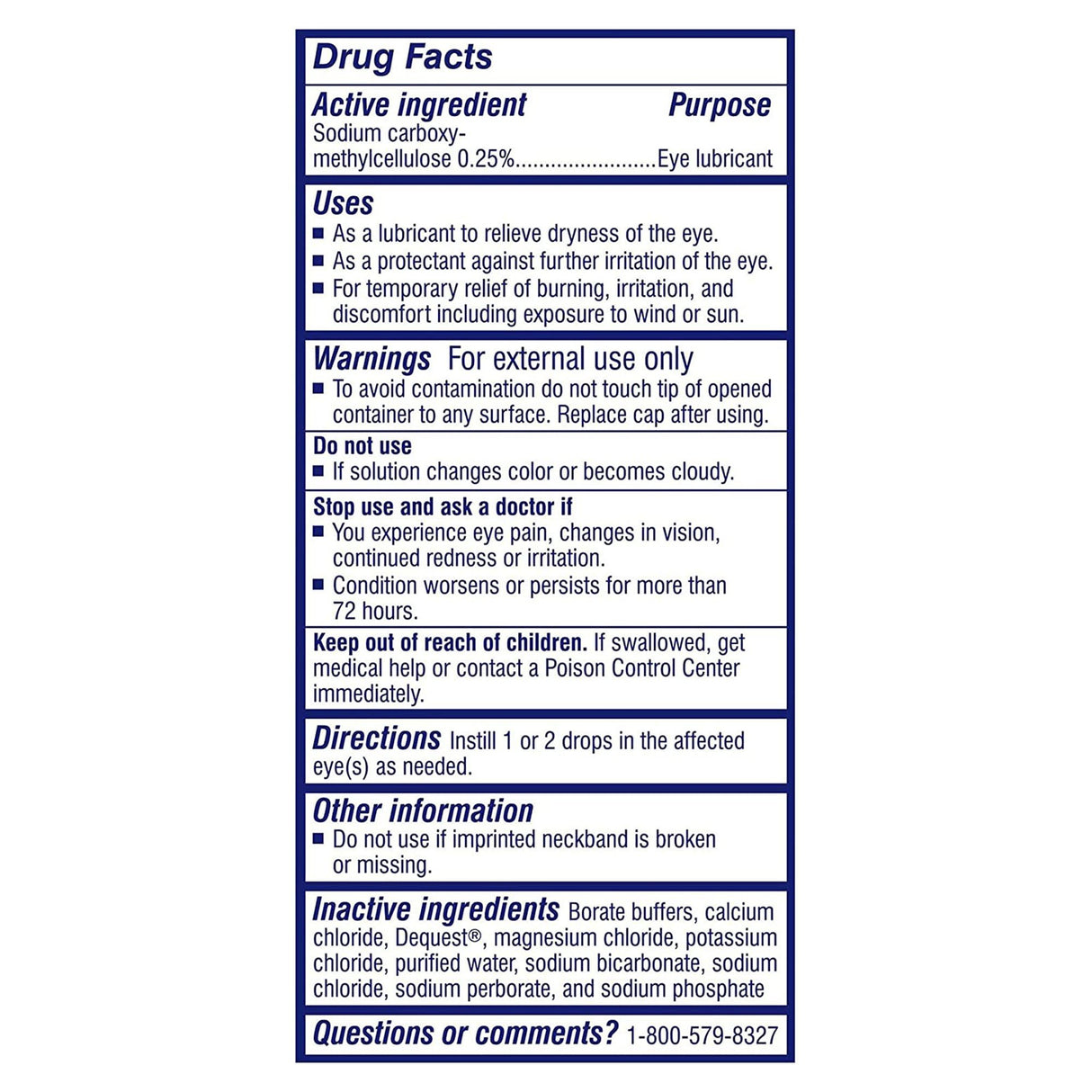 Eye Lubricant TheraTears® 1 oz. Eye Drops - BeHope