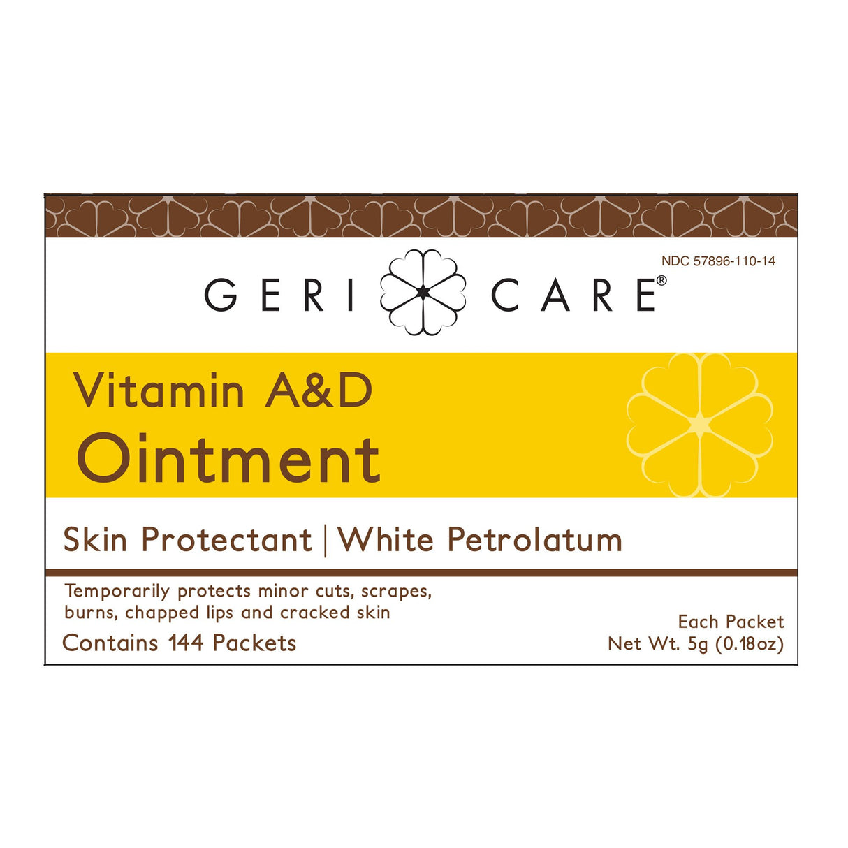 A & D Ointment Geri-Care® 5 Gram Individual Packet Unscented Ointment - BeHope