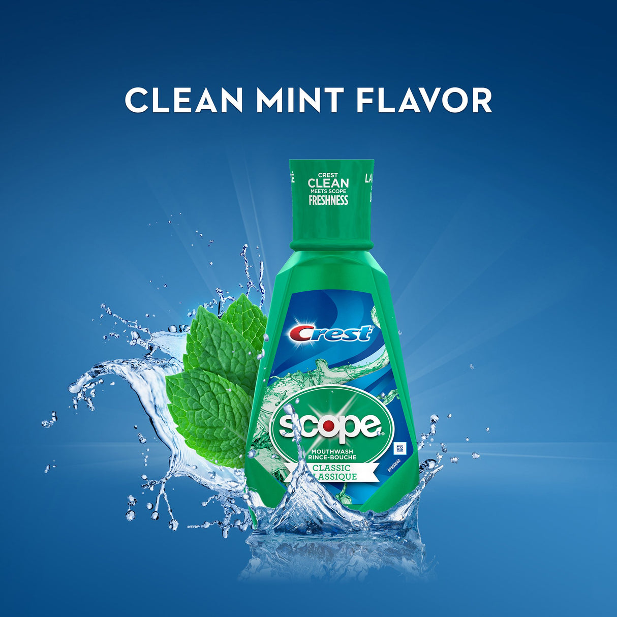 Mouthwash Crest® Scope® Classic 1.2 oz. Original Mint Flavor - BeHope
