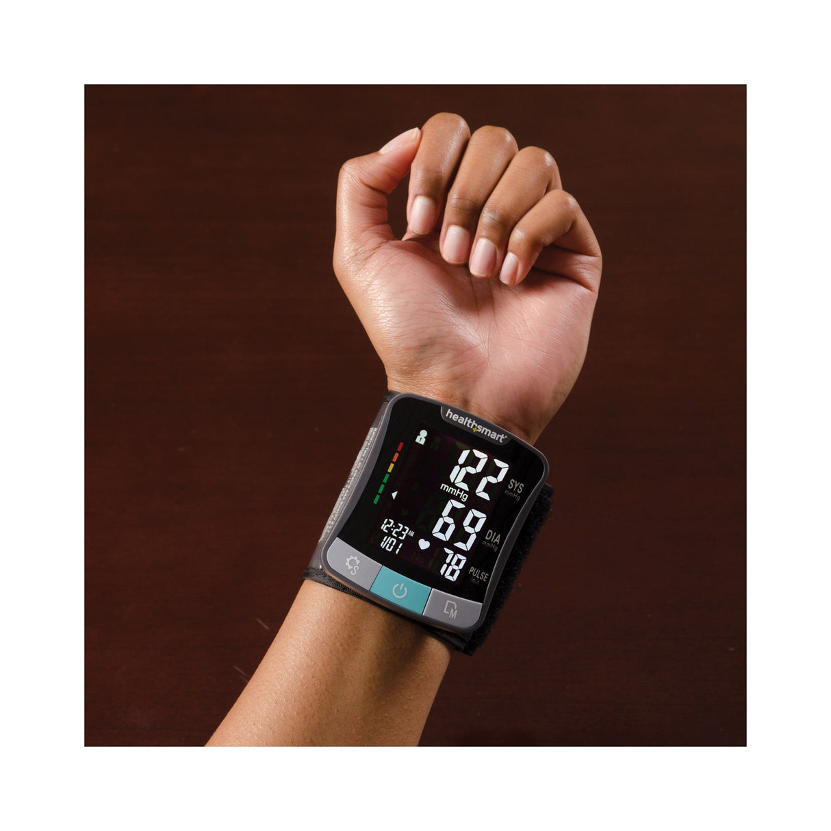 Home Automatic Digital Blood Pressure Monitor MABIS® One Size Fits Most Cuff Nylon Cuff Talking Model - BeHope