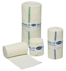 Elastic Bandage Shur-Band® LF 4 Inch X 5 Yard Single Hook and Loop Closure Natural Sterile Standard Compression - BeHope