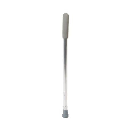 Round Handle Cane McKesson Aluminum 28-3/4 to 37-3/4 Inch Height Silver - BeHope
