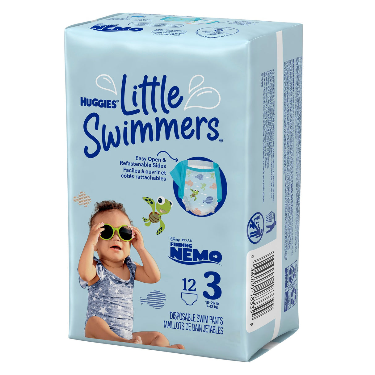 Unisex Baby Swim Diaper Huggies® Little Swimmers® Size 3 Disposable Heavy Absorbency - BeHope