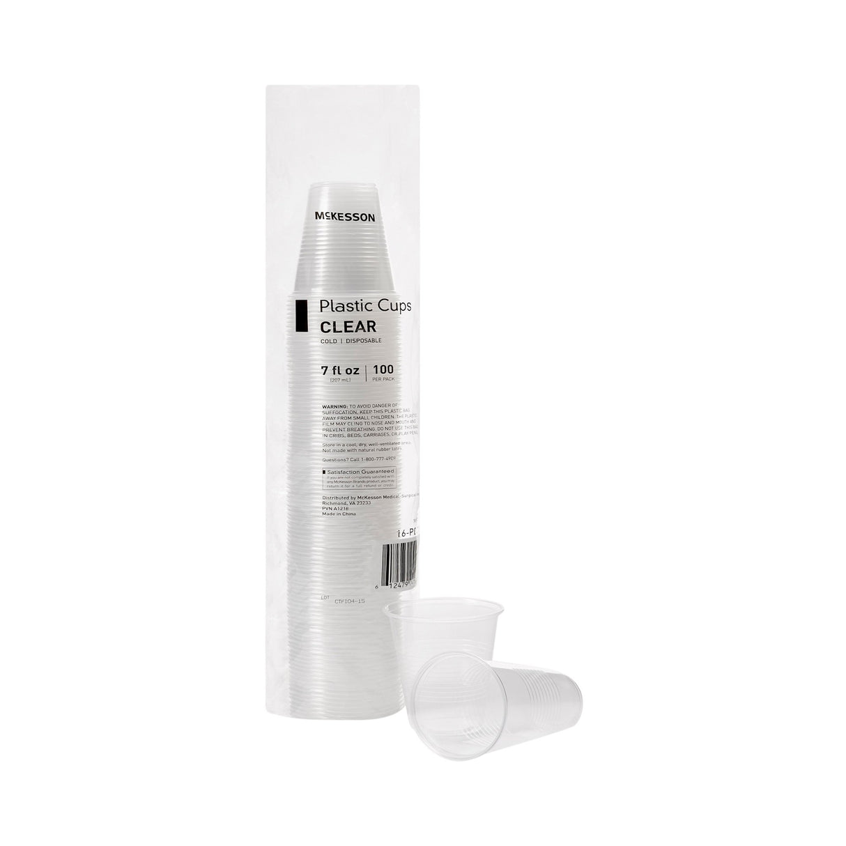 Drinking Cup McKesson 7 oz. Clear Polypropylene Disposable - BeHope