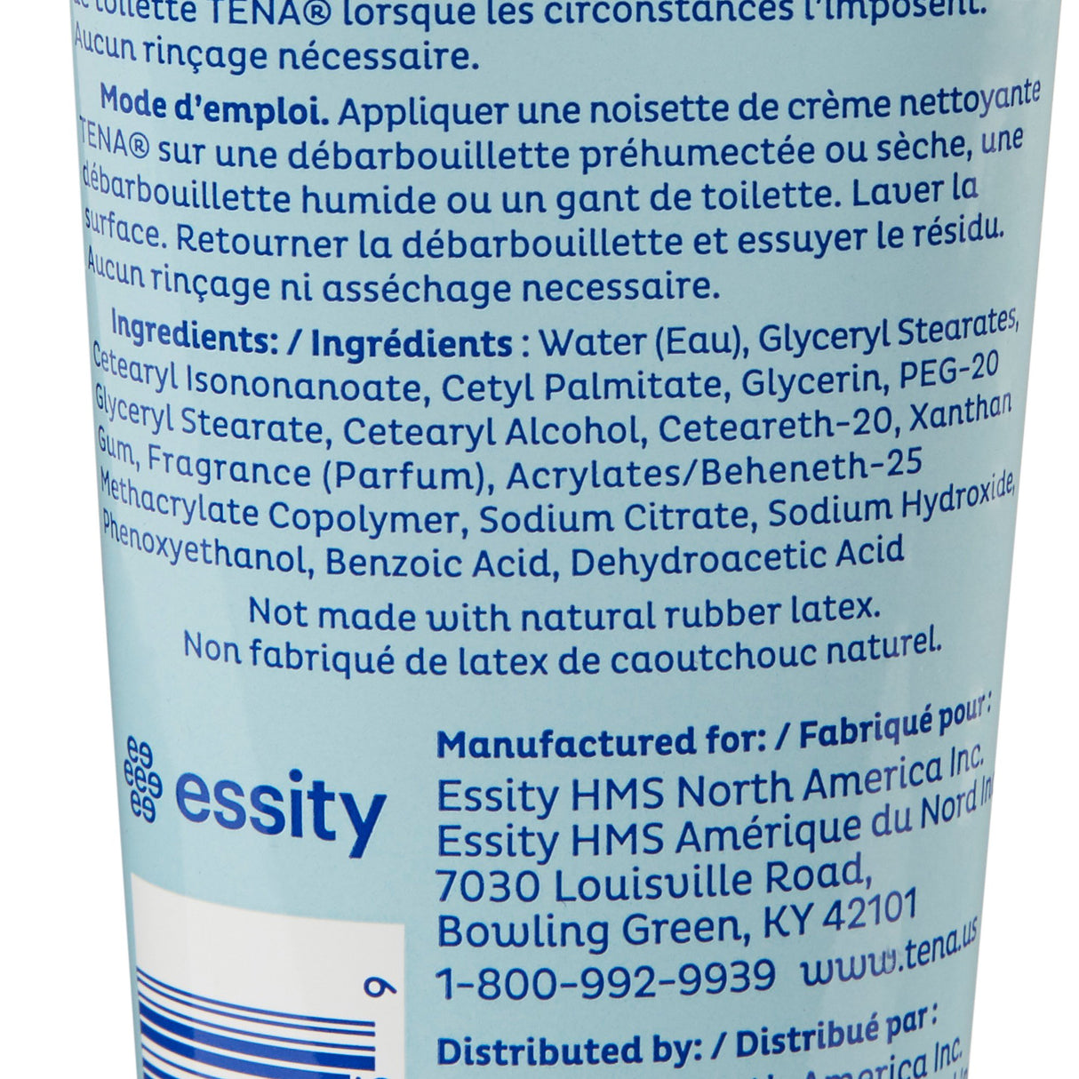 Rinse-Free Body Wash TENA® ProSkin™ Cleansing Cream Cream 8.5 oz. Tube Mild Scent - BeHope