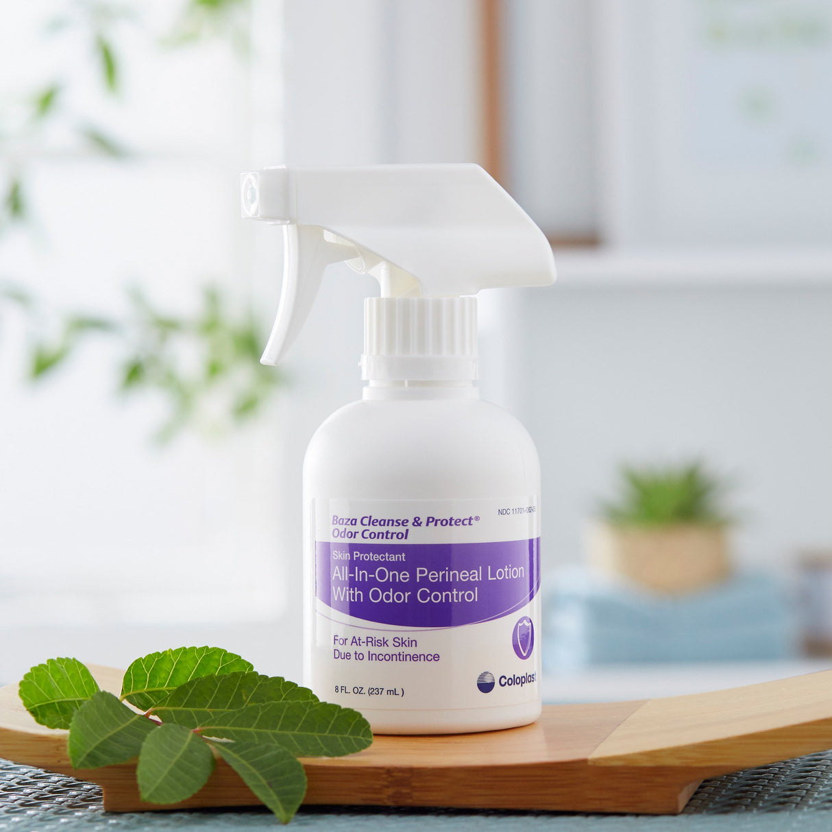 Perineal Wash Baza® Cleanse and Protect® with Odor Control Lotion 8 oz. Pump Bottle Scented - BeHope