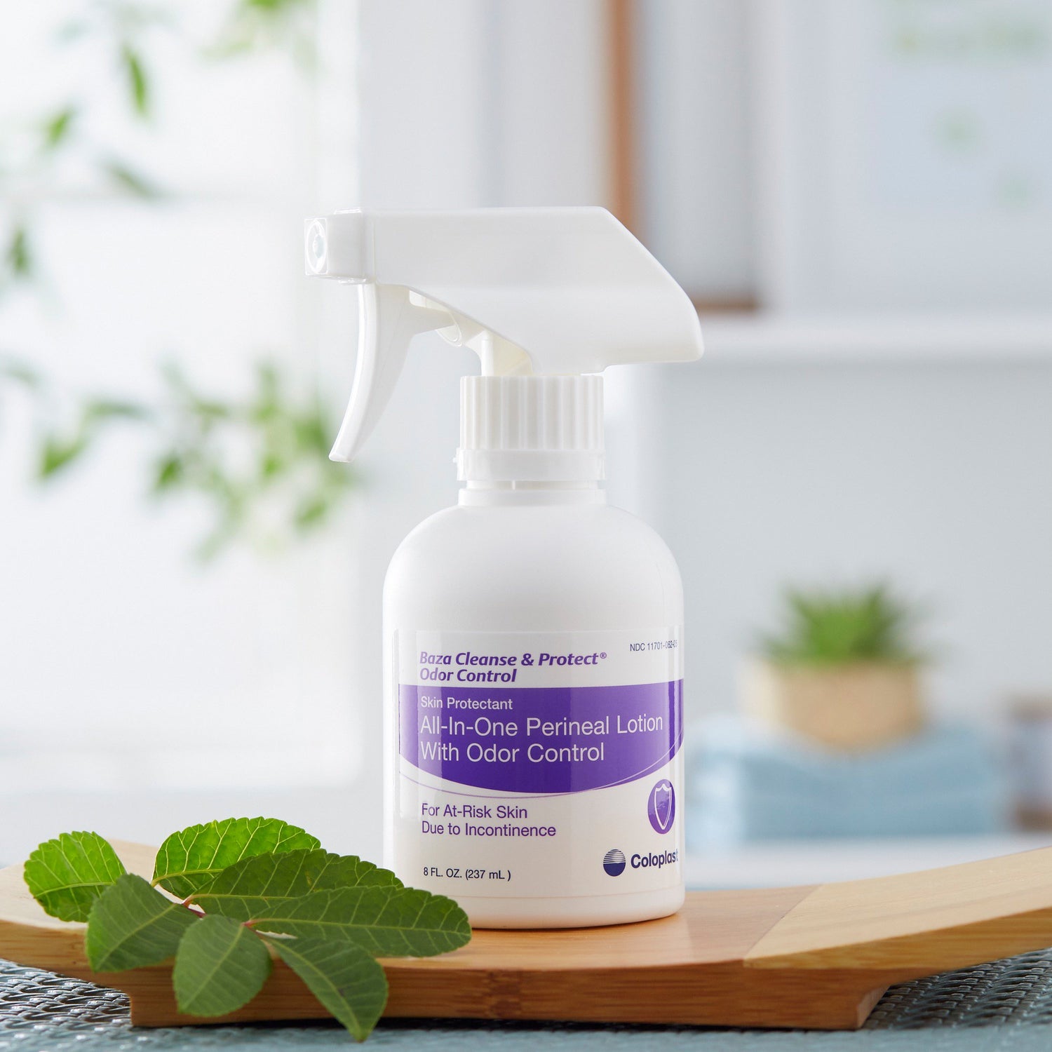 Perineal Wash Baza® Cleanse and Protect® with Odor Control Lotion 8 oz. Pump Bottle Scented - BeHope