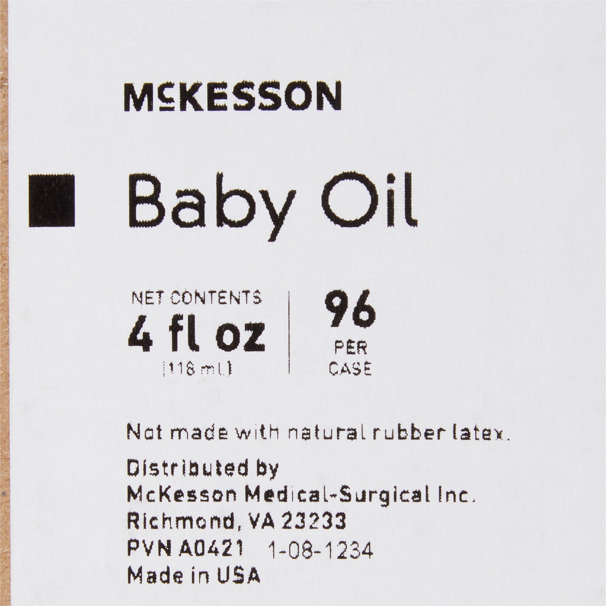 Baby Oil McKesson 4 oz. Bottle Scented Oil - BeHope