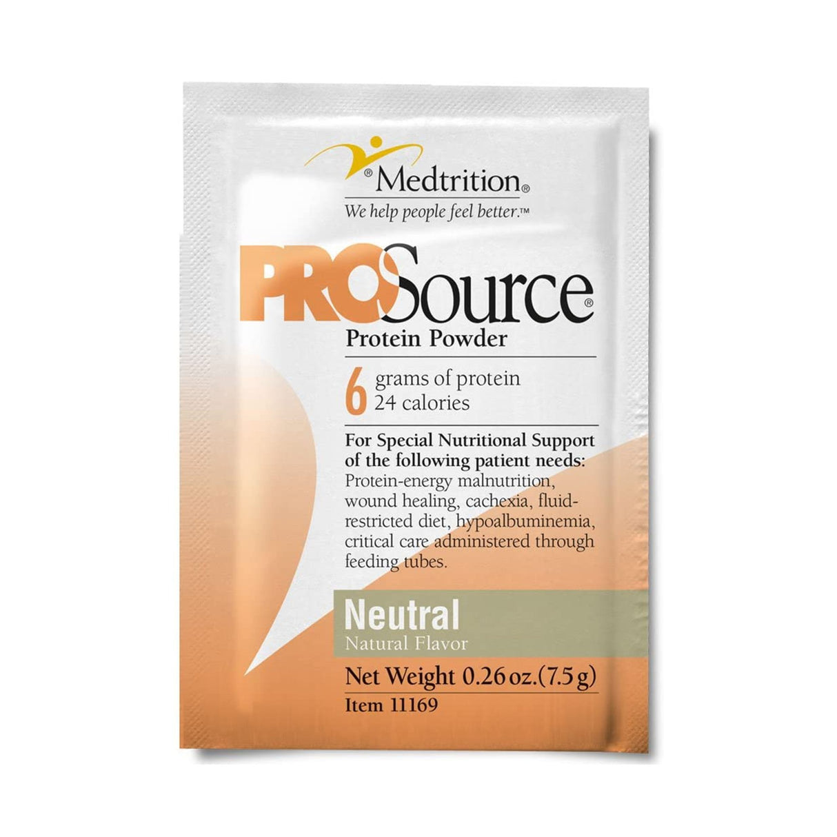 Oral Supplement ProSource® Neutral Flavor Powder 7.5 Gram Individual Packet - BeHope