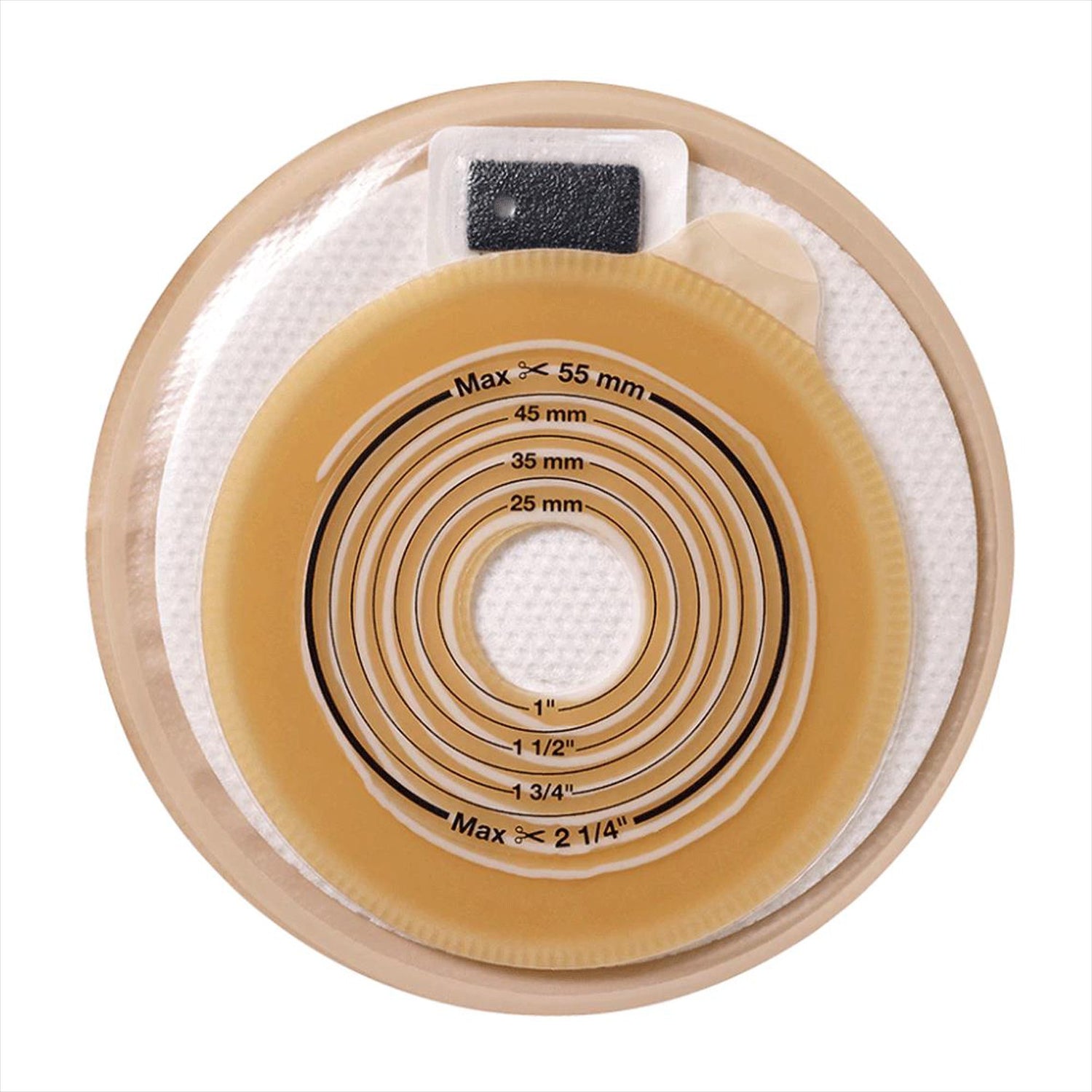 Stoma Cap Assura® 13/16-2-1/8 Inch Stoma, Opaque, One-Piece - BeHope