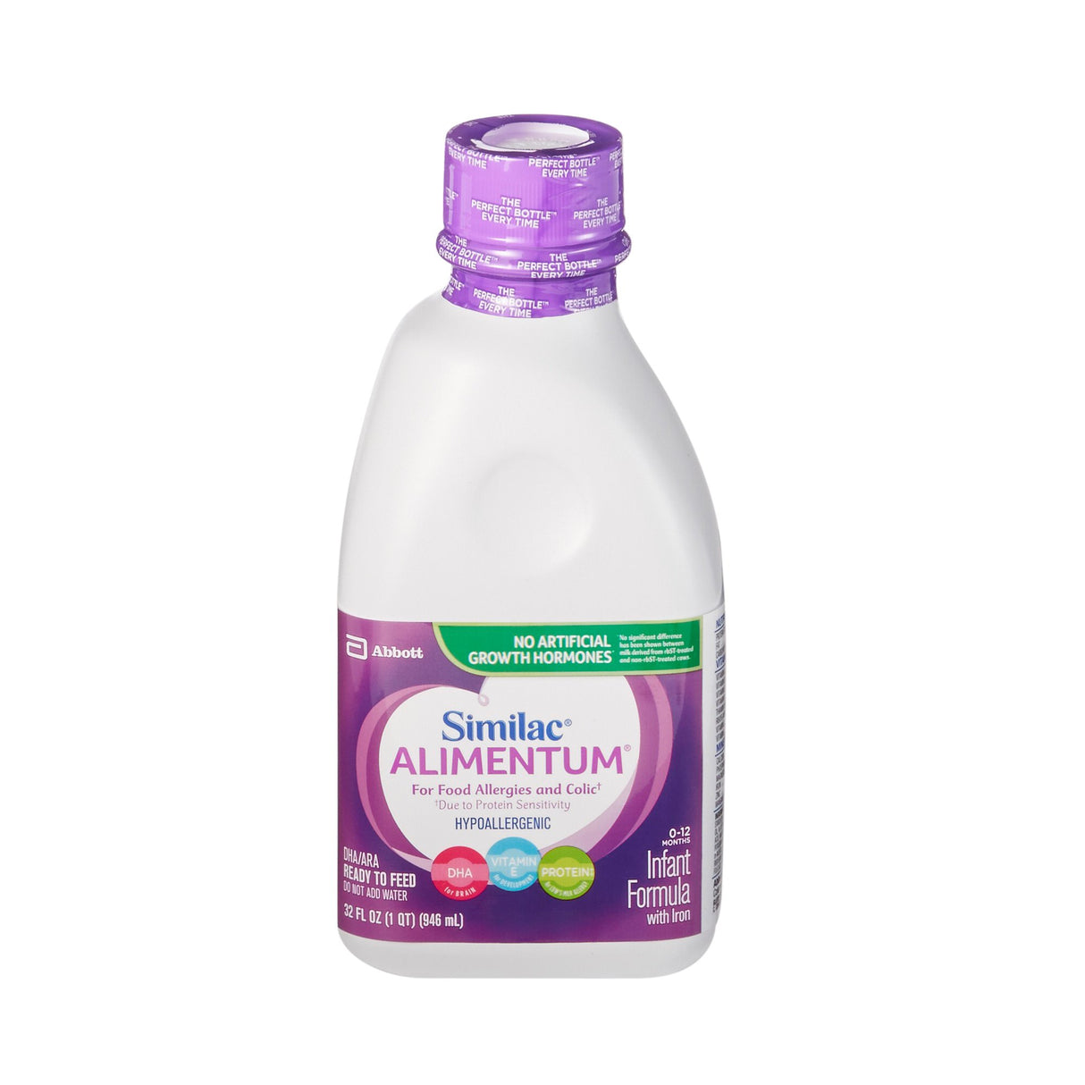 Infant Formula Similac® Alimentum® Unflavored 32 oz. Bottle Liquid Food Allergies - BeHope
