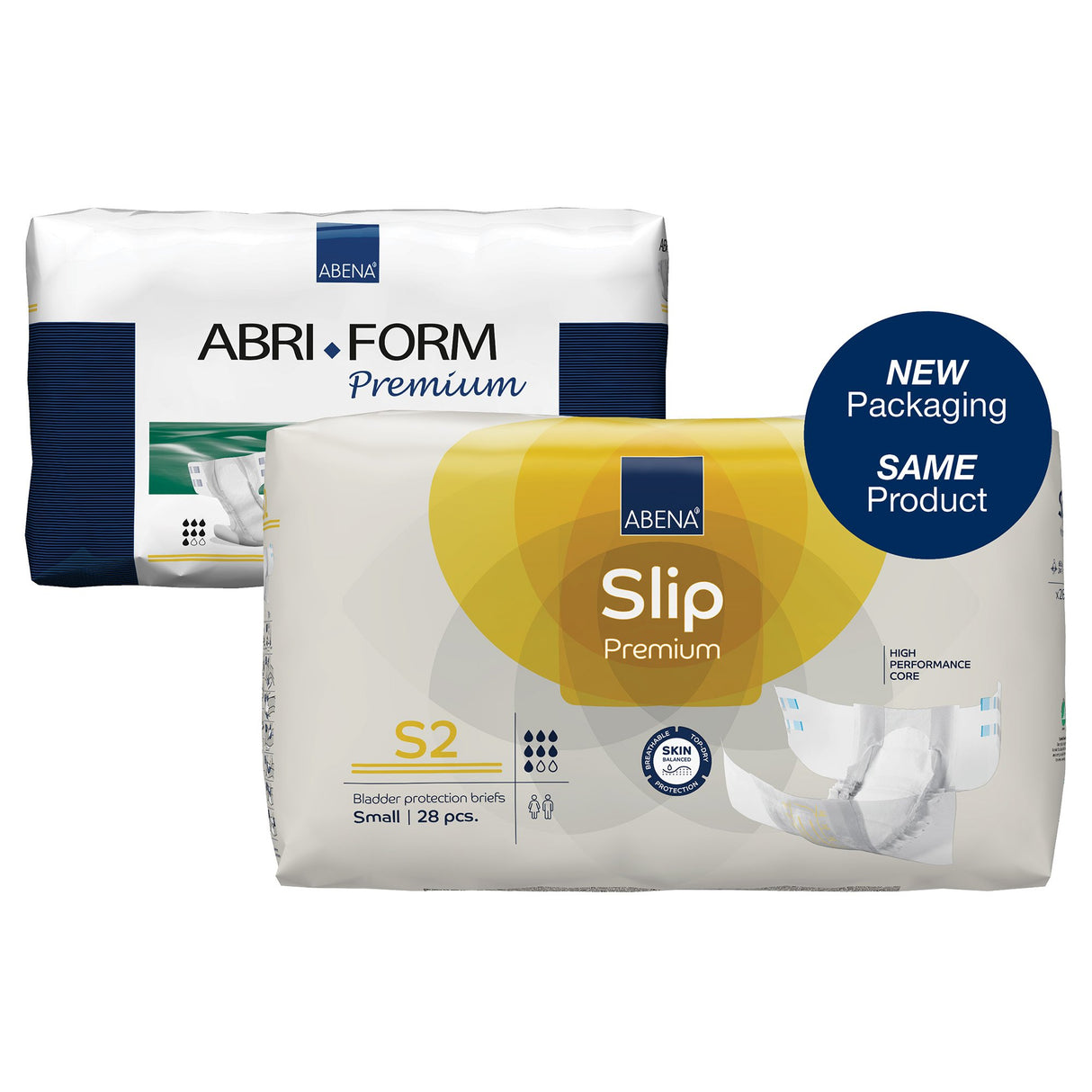 Unisex Adult Incontinence Brief Abena® Slip Premium S2 Small Disposable Heavy Absorbency - BeHope