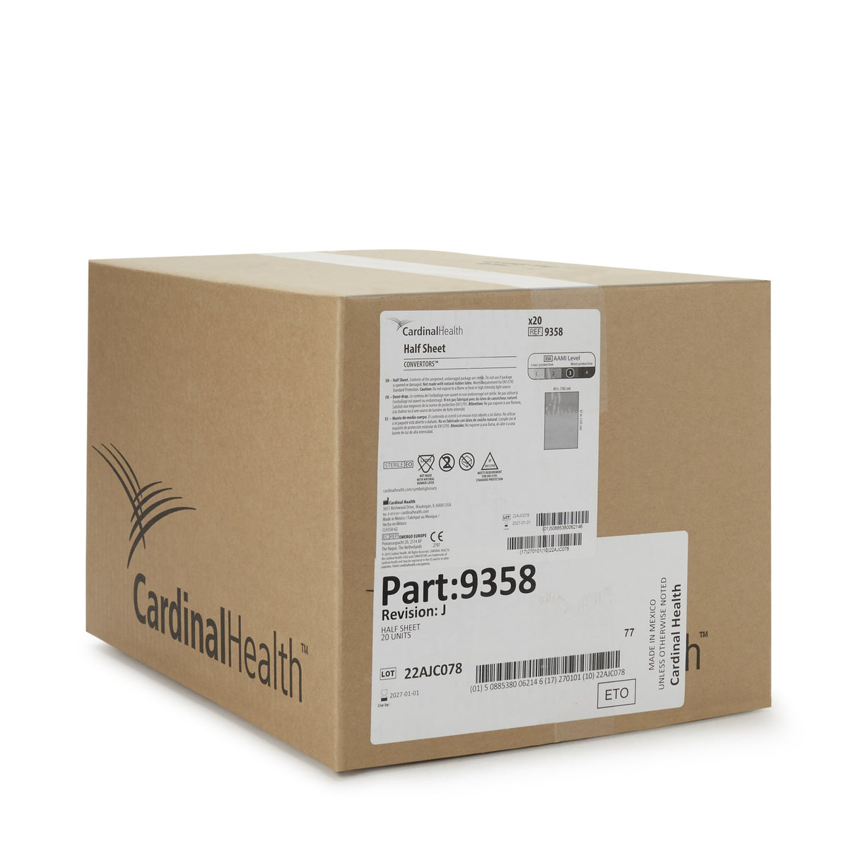 General Purpose Drape Converters® Half Drape 40 W X 57 L Inch Sterile - BeHope