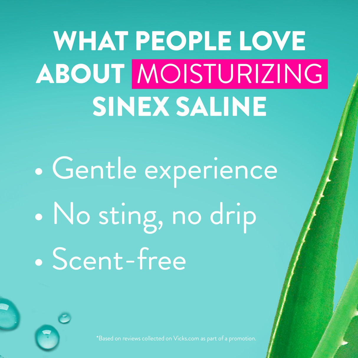 Nasal Saline Spray Vicks Sinex Moisturizing 5 oz. - BeHope