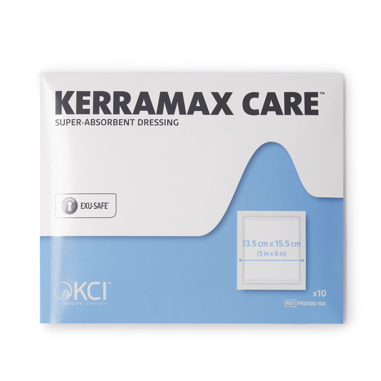 Super Absorbent Dressing KerraMax Care® 5 X 6 Inch Rectangle - BeHope