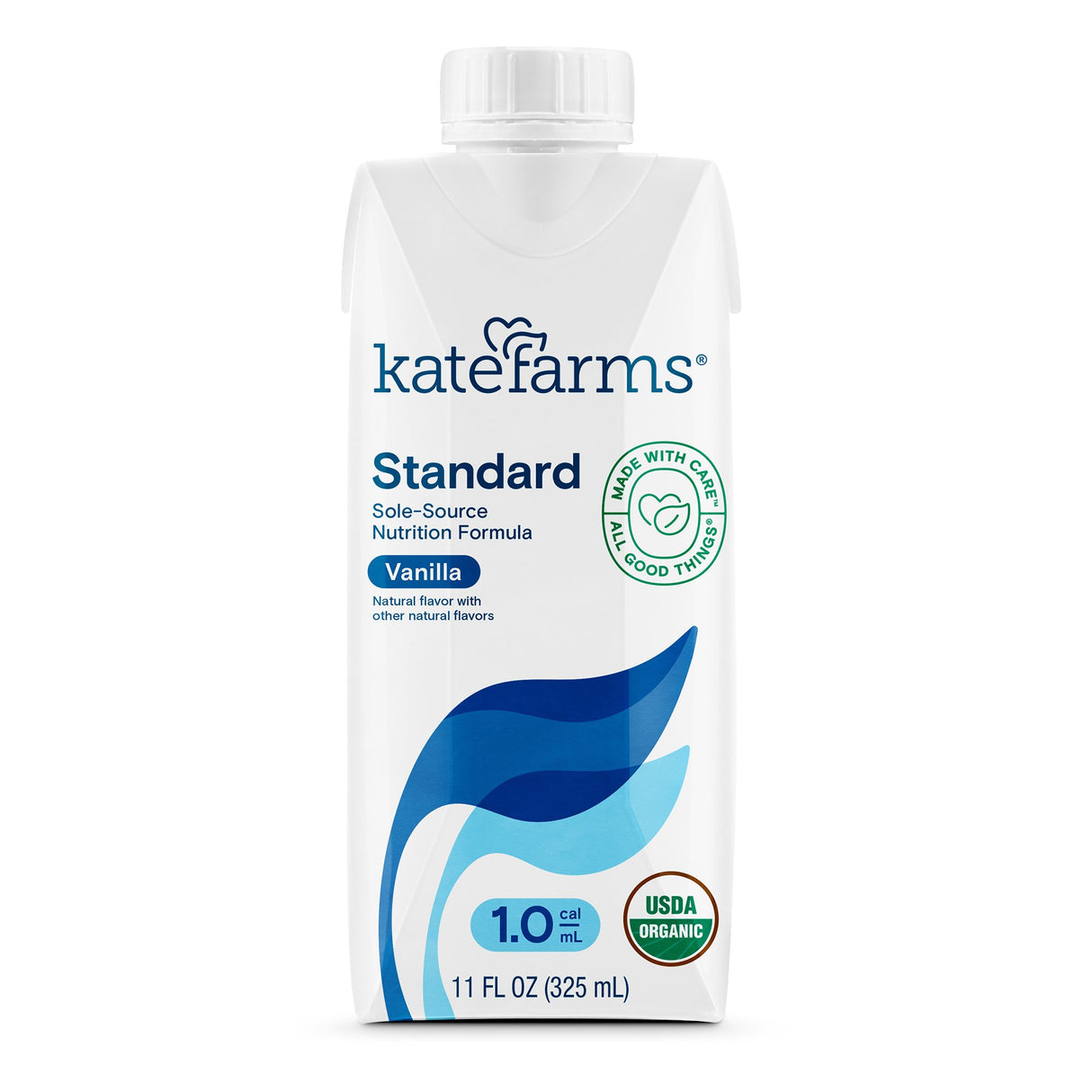 Oral Supplement Kate Farms Standard 1.0 Vanilla Flavor Liquid 11 oz. Carton - BeHope
