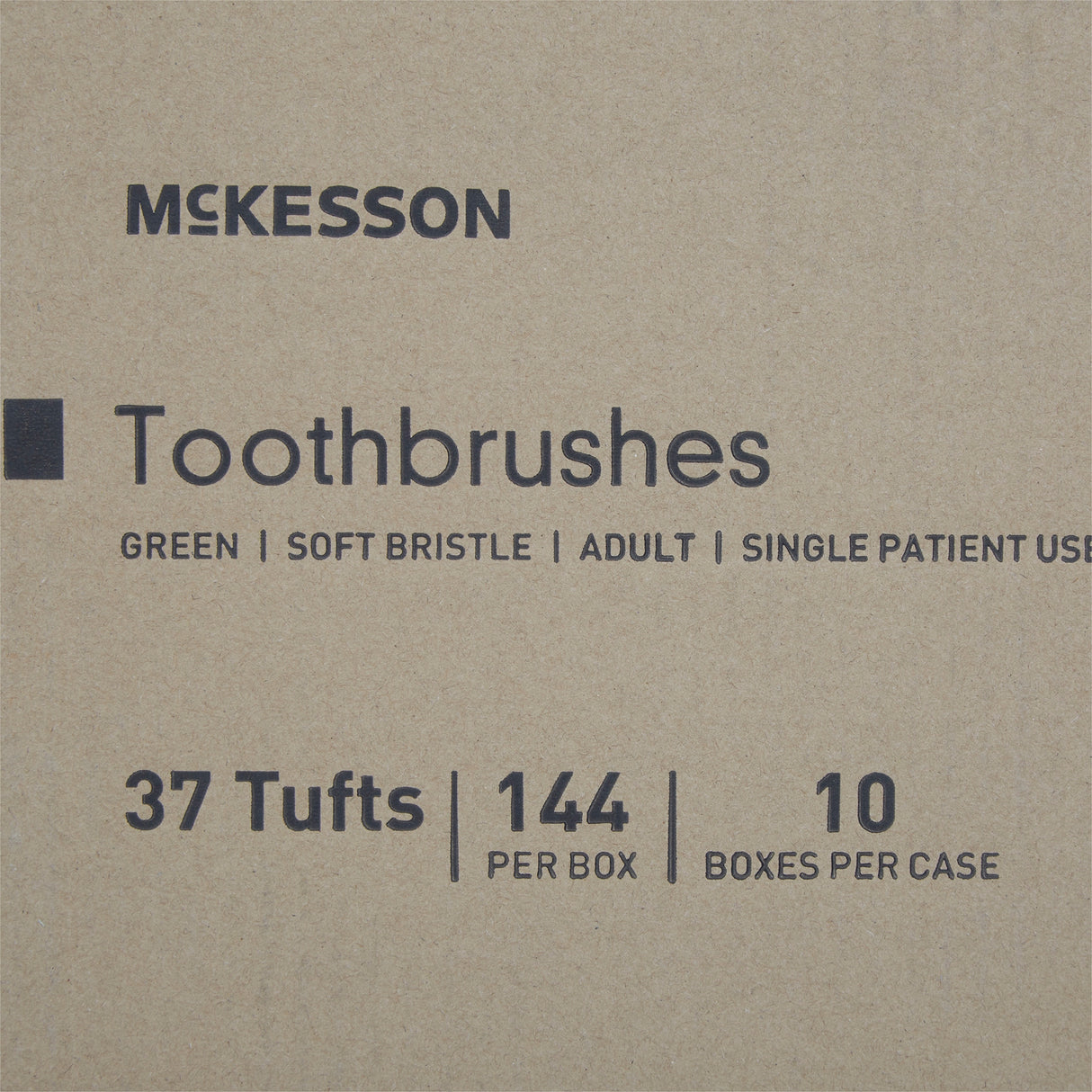 Toothbrush McKesson Green Adult Soft - BeHope