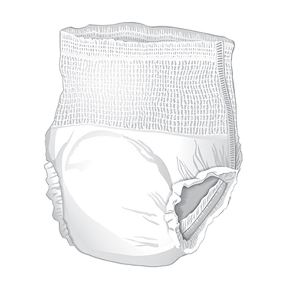 Unisex Adult Absorbent Underwear McKesson Pull On with Tear Away Seams X-Large Disposable Heavy Absorbency - BeHope