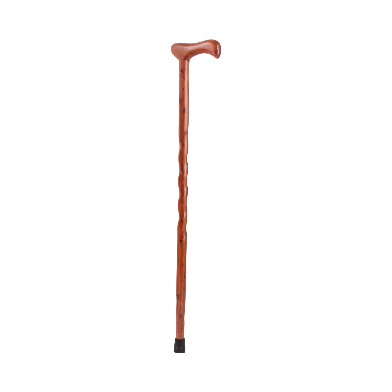T-Handle Cane Brazos™ Twisted Wood 37 Inch Height Red Cedar - BeHope