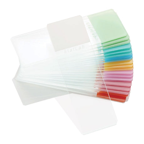 Adhesion Microscope Slide ColorView™ 25 X 75 X 1 mm White End - BeHope