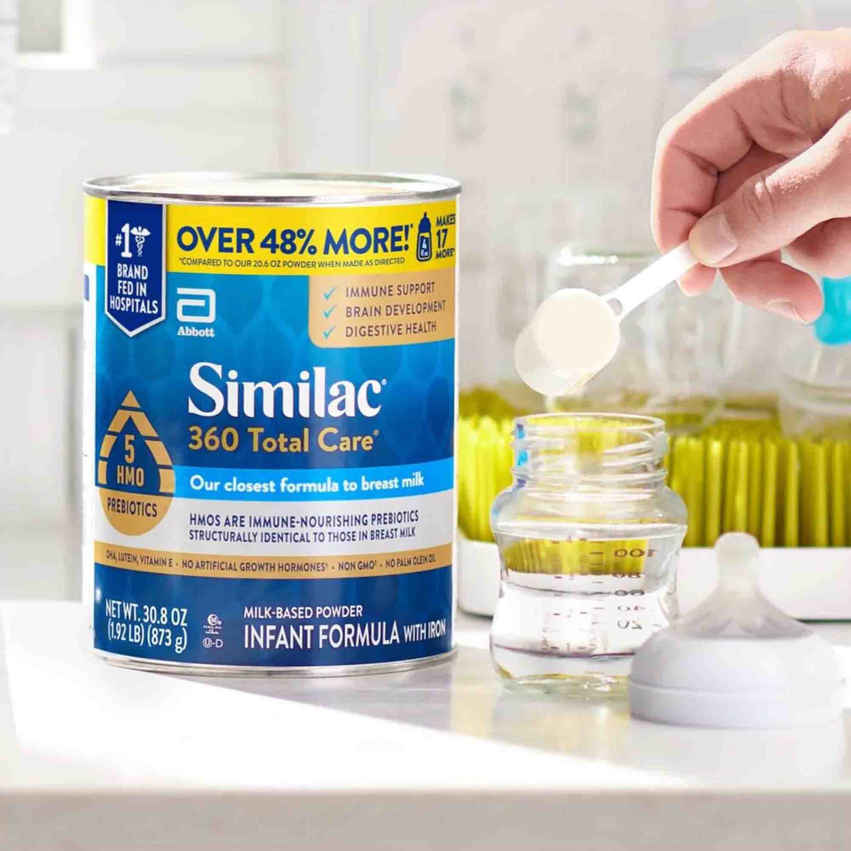 Infant Formula Similac® 360 Total Care® Unflavored 30.8 oz. Can Powder Iron - BeHope
