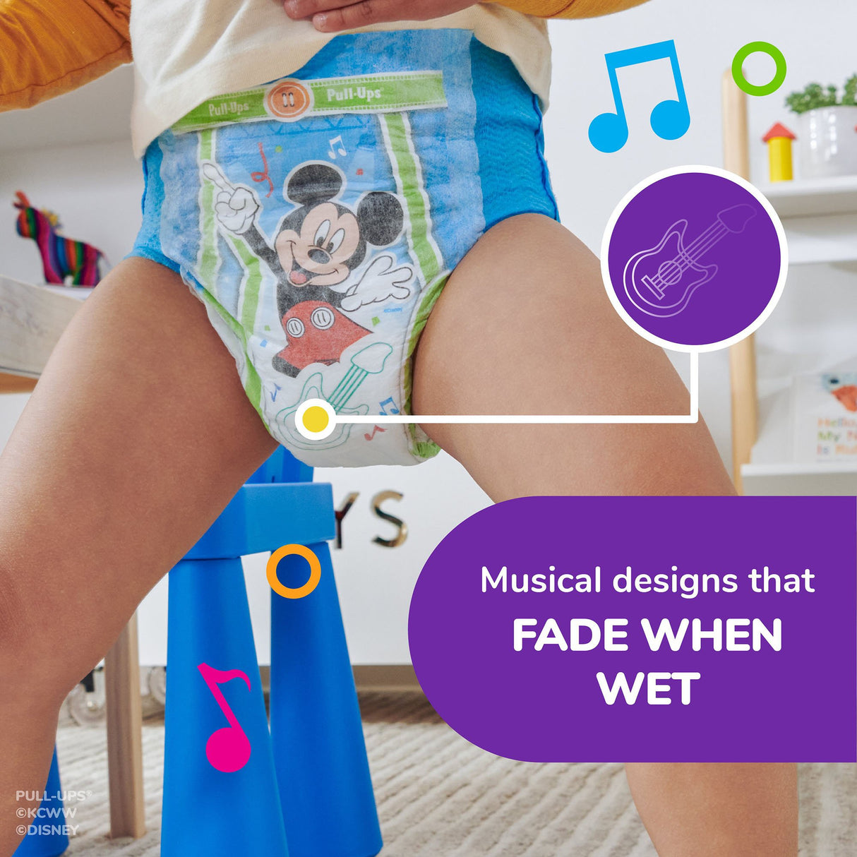 Male Toddler Training Pants Pull-Ups® Size 4T to 5T Disposable Moderate Absorbency - BeHope