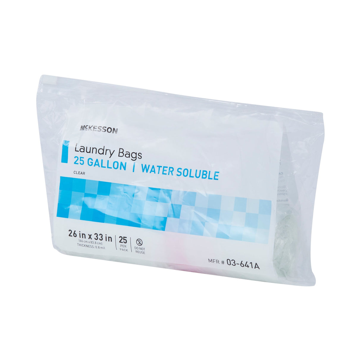 Laundry Bag McKesson Water Soluble 20 to 25 gal. Capacity 26 X 33 Inch