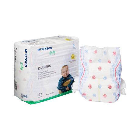 Unisex Baby Diaper McKesson Size 5 Disposable Heavy Absorbency - BeHope