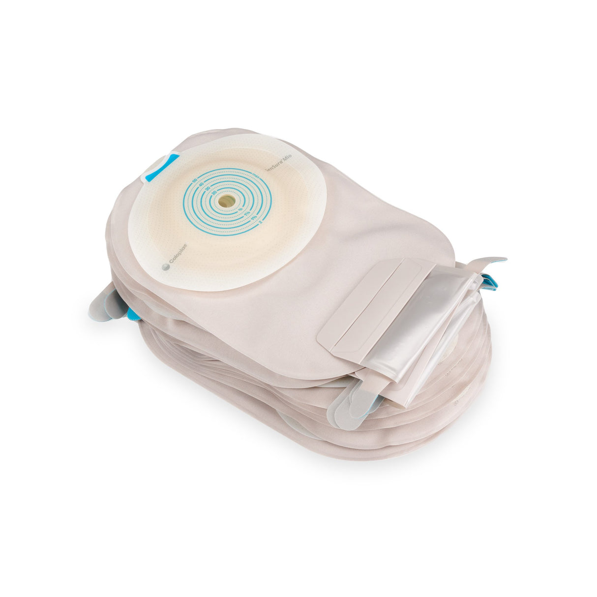 Ostomy Pouch SenSura® Mio Convex One-Piece System 11 Inch Length, Maxi Convex Light, Pre-Cut 13/16 Inch Stoma Drainable - BeHope