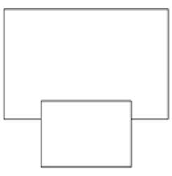 Table Cover 73-3/4 W X 110 L Inch / Skirt:60 X 44 Inch For Overhead Table - BeHope