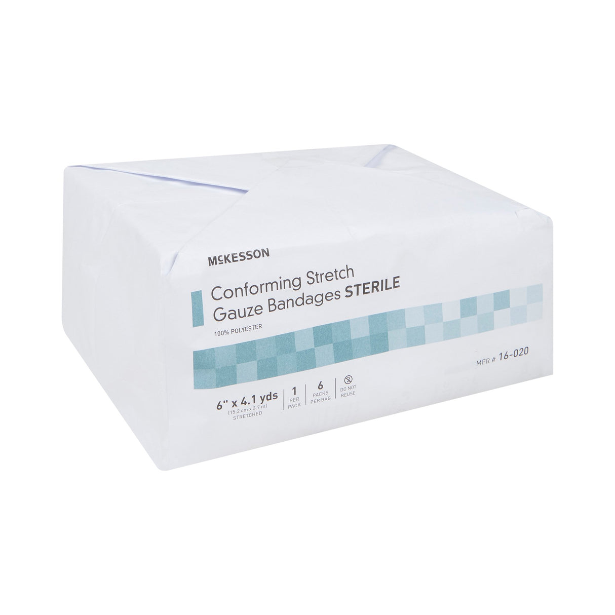 Conforming Bandage McKesson 6 Inch X 4-1/10 Yard Sterile 1 per Pack - BeHope