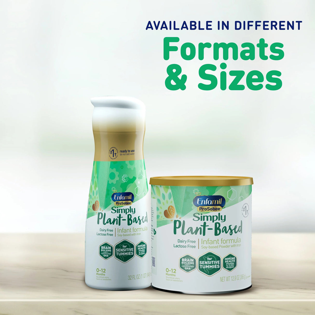 Infant Formula Enfamil® ProSobee® Unflavored 13 oz. Can Concentrate Soy Lactose Intolerance - BeHope