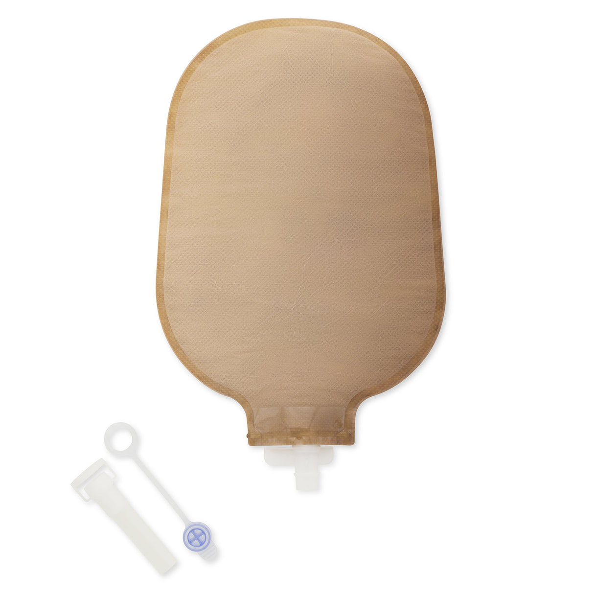 Urostomy Pouch CeraPlus™ One-Piece System 9 Inch Length Soft Convex, Pre-Cut 3/4 Inch Stoma Drainable - BeHope