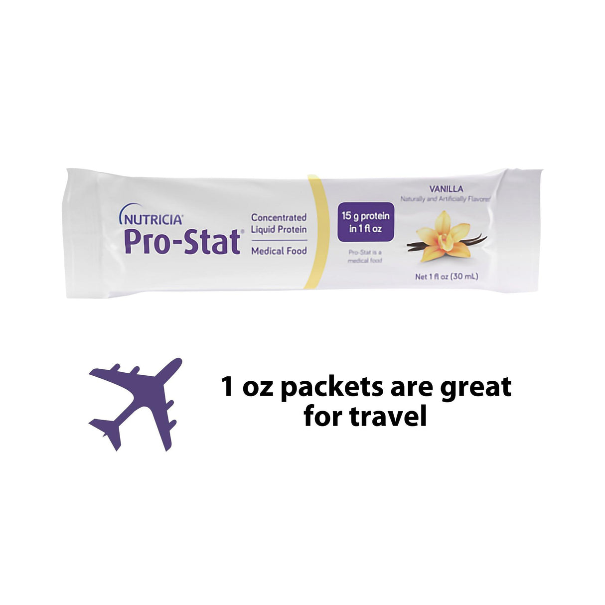 Oral Supplement Pro-Stat® Vanilla Flavor Liquid 1 oz. Individual Packet - BeHope