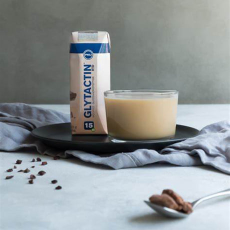 Oral Supplement Glytactin® RTD 15 Chocolate Flavor Liquid 8.3 oz. Carton - BeHope
