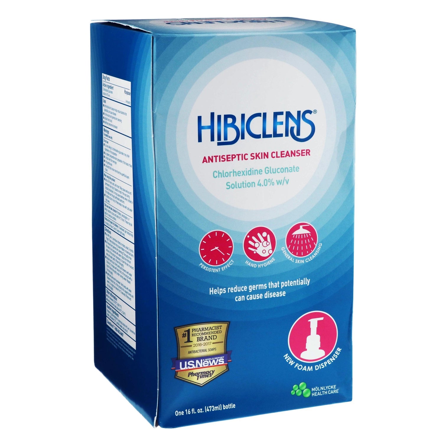 Antiseptic / Antimicrobial Skin Cleanser Hibiclens® 16 oz. Pump Bottle 4% Strength CHG (Chlorhexidine Gluconate) NonSterile - BeHope