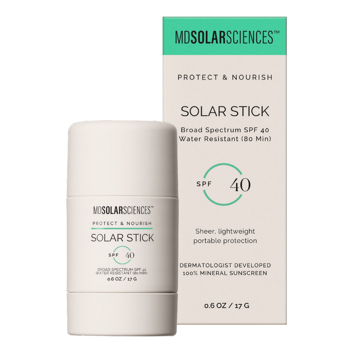 Sunscreen MDSolarSciences® Solar Stick™ SPF 40 Stick 0.6 oz. Tube - BeHope