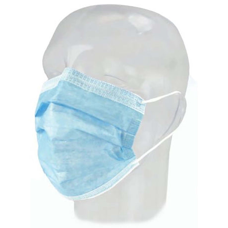 Procedure Mask Precept® FluidGard® 160 Anti-fog Foam ASTM Level 3 Earloops One Size Fits Most - BeHope