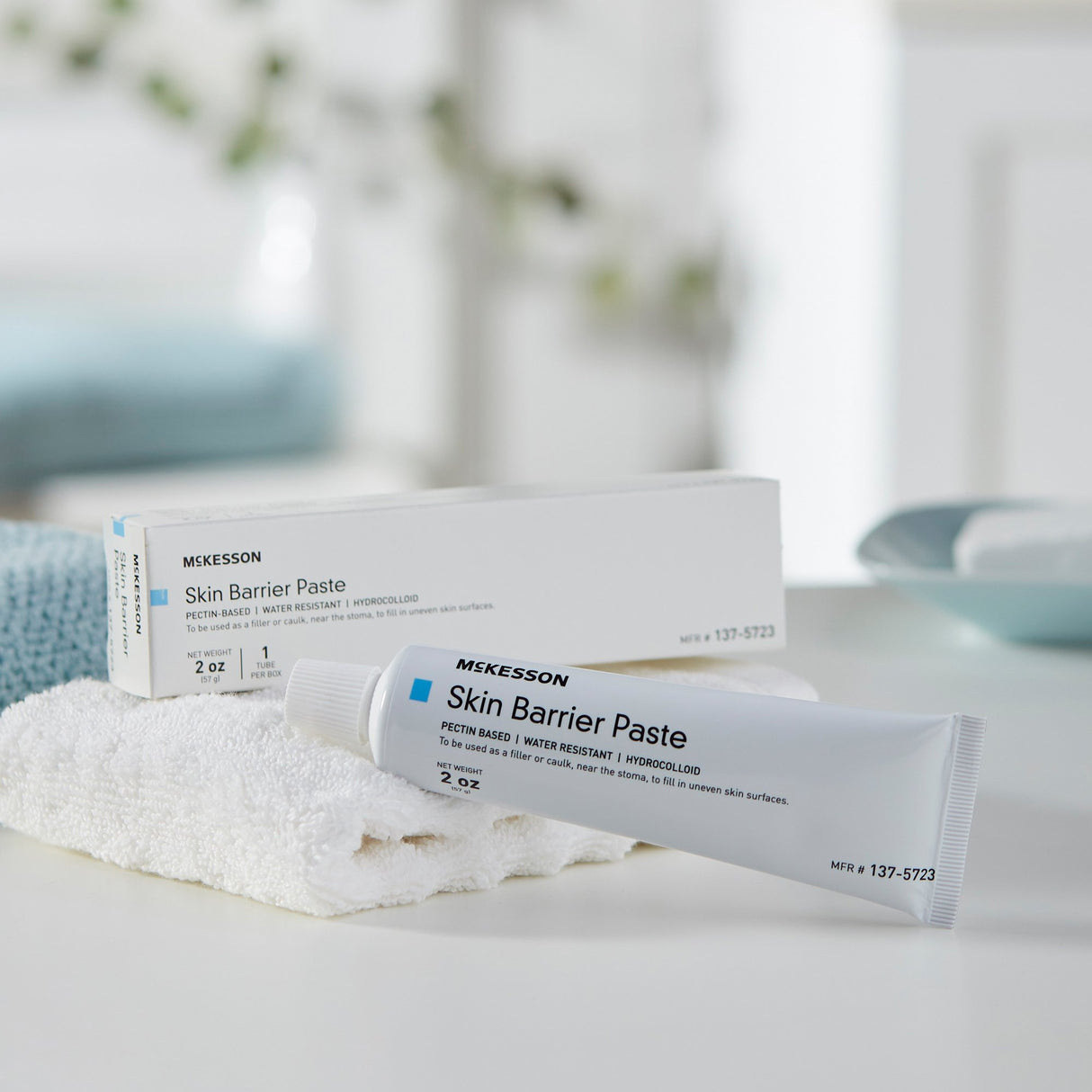 Ostomy Barrier Paste McKesson 2 oz. Tube, Pectin-Based, Protective Skin Barrier - BeHope