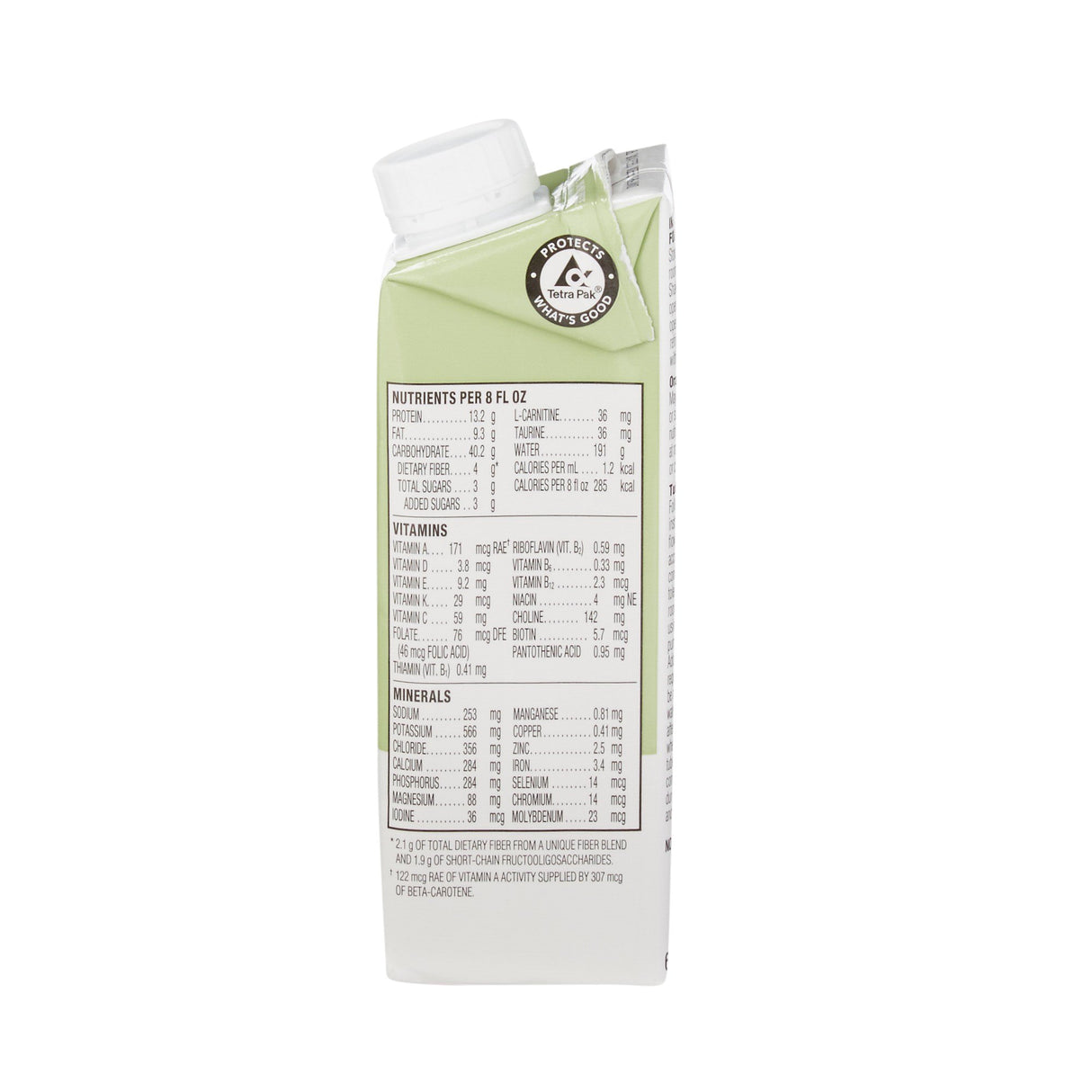 Tube Feeding Formula Jevity® 1.2 Cal with Fiber Unflavored Liquid 8 oz. Reclosable Carton - BeHope
