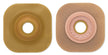 Ostomy Barrier New Image™ Trim to Fit, Standard Wear Adhesive Tape Borders 44 mm Flange Green Code System Flexwear Up to 1 Inch Opening - BeHope