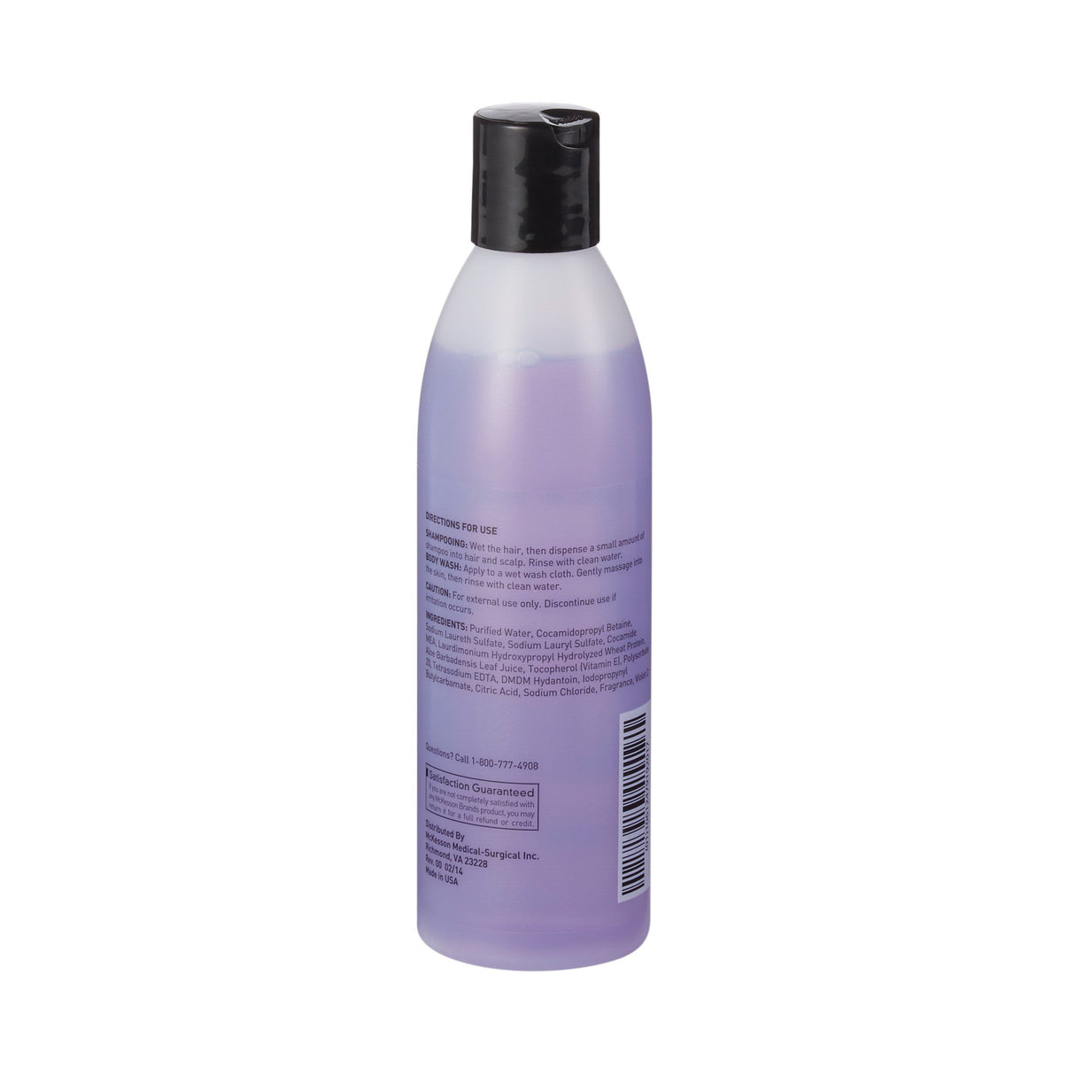 Tearless Shampoo and Body Wash McKesson 8 oz. Flip Top Bottle Lavender Scent - BeHope